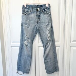 Guess Men’s Dean Relaxed Distressed Jeans 32x32 Vintage 90’s Grunge